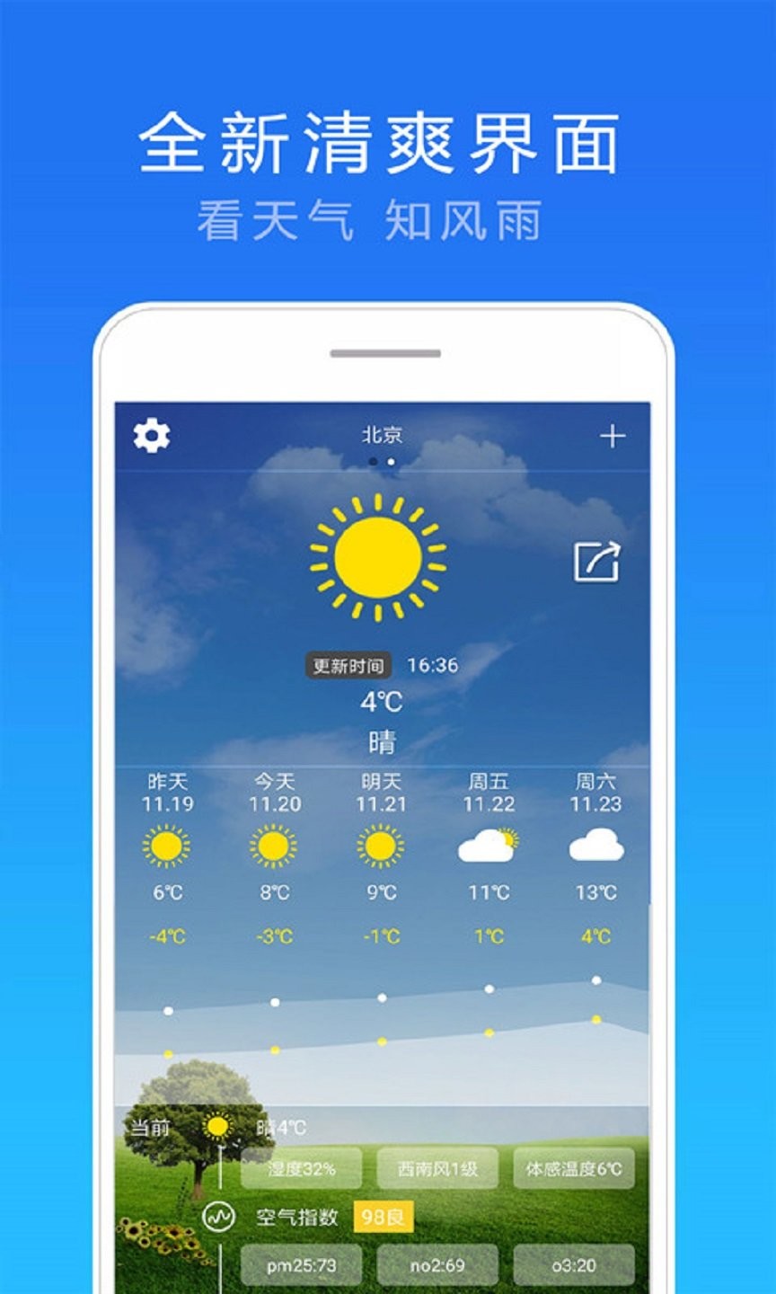 实况天气预报app